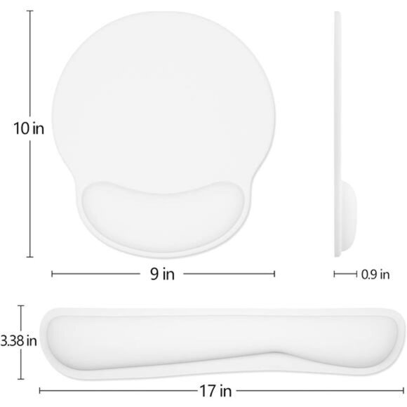 Keyboard Wrist Rest and Mouse Pad with Wrist Support, Memory Foam Wrist Rests - Picture 6 of 7
